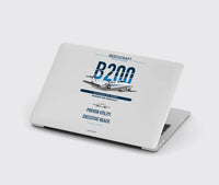 Thumbnail for Beechcraft King Air B200 design on light gray MacBook case