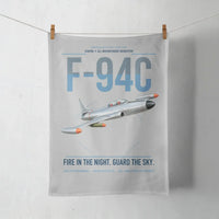 Thumbnail for F-94C Starfire design on light gray towel