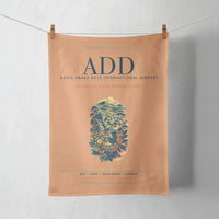 Thumbnail for Addis Ababa Bole International Airport (ADD) design on orange towel