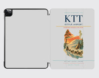 Thumbnail for Kittilä Airport (KTT) design on light gray ipad tablet case