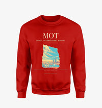 Thumbnail for Minot International Airport (MOT) design on red sweatshirt