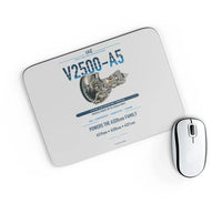 Thumbnail for V2500-A5 design on light gray rectangle mouse pad