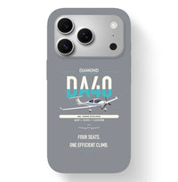 Thumbnail for Diamond DA40 design on gray magsafe iphone case, for iPhone 17 Pro