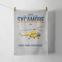 Thumbnail for Bristol Sycamore HR14 design on light gray towel