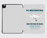 Thumbnail for DJI P4 Multispectral design on light gray ipad tablet case
