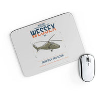 Thumbnail for Westland Wessex HU5 design on light gray rectangle mouse pad