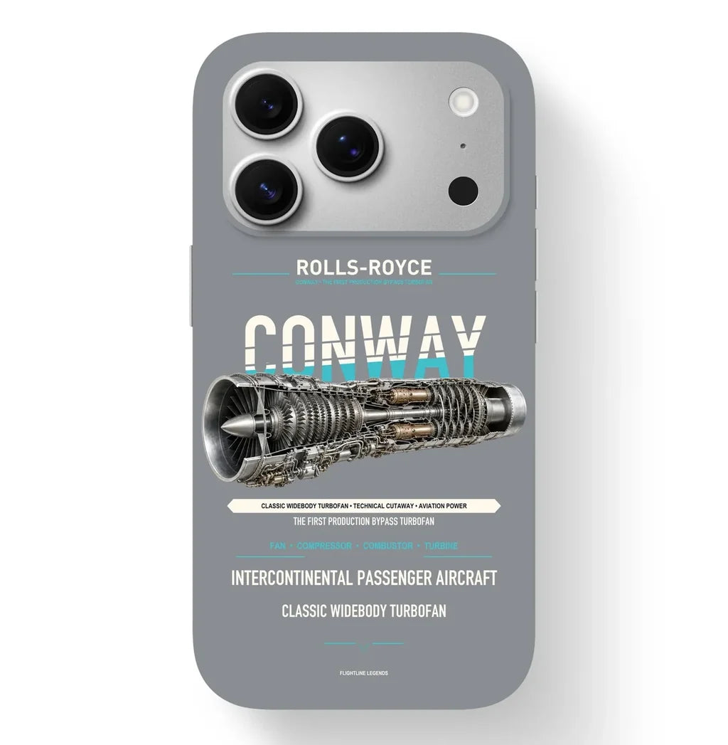 CONWAY Case design on gray iphone case