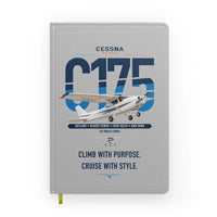 Thumbnail for Cessna 175 Skylark design on light gray notebook