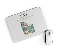 Thumbnail for Nîmes-Alès-Camargue-Cévennes Airport (FNI) design on light gray rectangle mouse pad