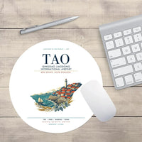 Thumbnail for Qingdao Jiaodong International Airport (TAO) design on white round mouse pad