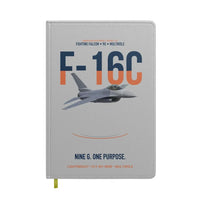 Thumbnail for F-16C Fighting Falcon Nine G One Purpose design on light gray notebook