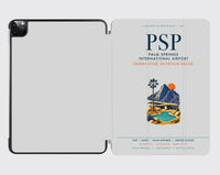 Thumbnail for Palm Springs International Airport (PSP) design on light gray ipad tablet case