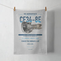 Thumbnail for CF34-8E design on light gray towel