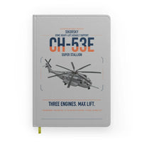 Thumbnail for Sikorsky CH-53E Super Stallion design on light gray notebook