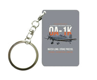 Thumbnail for OA-1K SKYRAIDER II Key Chain design on gray key chain