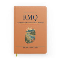 Thumbnail for Taichung International Airport (RMQ) design on orange notebook