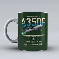 Thumbnail for A350F Mug design on dark green airbus