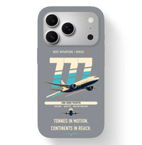 Thumbnail for Boeing 777F design on gray magsafe iphone case