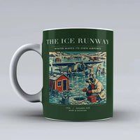 Thumbnail for VINTAGE G4041 - The Ice Runway - Ceramic Mug design on darkgreen