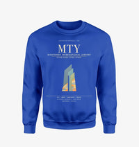 Thumbnail for Monterrey International Airport MTY Sweatshirt - Blue