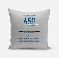 Thumbnail for Cessna Citation 650 - Citation III design on light gray pillow