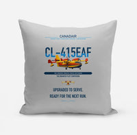 Thumbnail for Canadair CL-415EAF design on light gray pillow