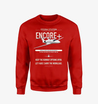 Thumbnail for Cessna Citation Encore+ design on red sweatshirt