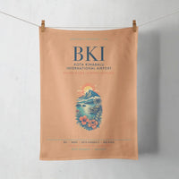 Thumbnail for Kota Kinabalu International Airport (BKI) design on orange towel