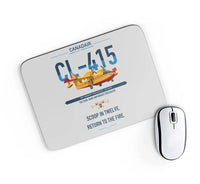 Thumbnail for Canadair CL-415 design on light gray rectangle mouse pad