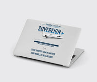 Thumbnail for Cessna Citation Sovereign+ design on light gray MacBook case