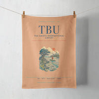 Thumbnail for Fuaʻamotu International Airport (TBU) design on orange towel