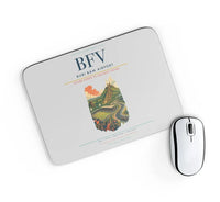 Thumbnail for Buri Ram Airport (BFV) design on light gray rectangle mouse pad