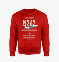 Thumbnail for Nord 262A design on red sweatshirt