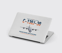 Thumbnail for C-130J-30 Super Hercules design on light gray MacBook case
