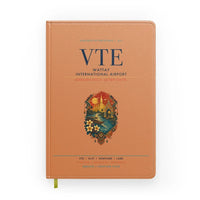 Thumbnail for Wattay International Airport Vientiane (VTE) design on orange notebook