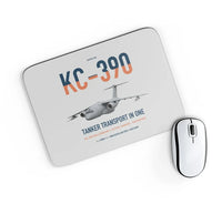Thumbnail for Embraer KC-390 Millennium design on light gray rectangle mouse pad