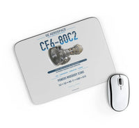 Thumbnail for CF6-80C2 design on light gray rectangle mouse pad