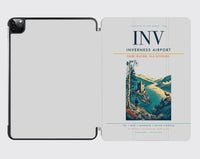 Thumbnail for Inverness Airport (INV) design on light gray ipad tablet case