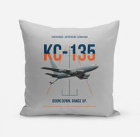 Thumbnail for KC-135 STRATOTANKER design on light gray pillow