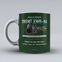 Thumbnail for XWB-84 Mug design on dark green trent