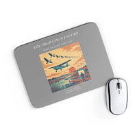 Thumbnail for VINTAGE G4448 - The Migration Escort - Designed Mouse Pads design on gray rectangle