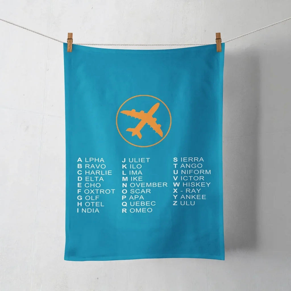 Aviation Alphabet Towel - view 6