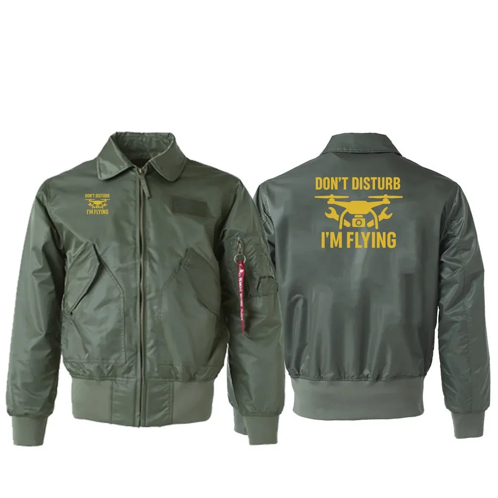 Customisable Don't Disturb I'm Flying Embroidery Patch - view 6