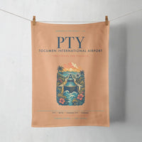 Thumbnail for Panama City Tocumen International Airport (PTY) design on orange towel