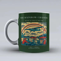 Thumbnail for VINTAGE G4432 - The Rainbow Chasers - Ceramic Mug design on darkgreen