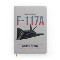Thumbnail for F-117A Nighthawk design on light gray notebook