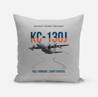Thumbnail for KC-130J SUPER HERCULES design on light gray pillow