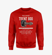 Thumbnail for TRENT 800 design on red sweatshirt