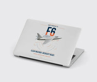 Thumbnail for Hawker Hunter F6 design on light gray MacBook case