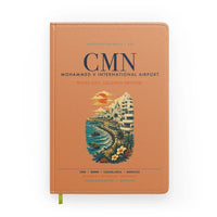 Thumbnail for Casablanca Mohammed V International Airport (CMN) design on orange notebook